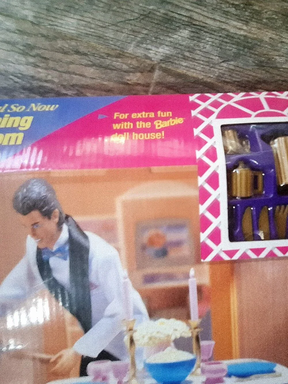Vintage 1998 Mattel Barbie So Real So Now Dining Room Playset - Unopened
